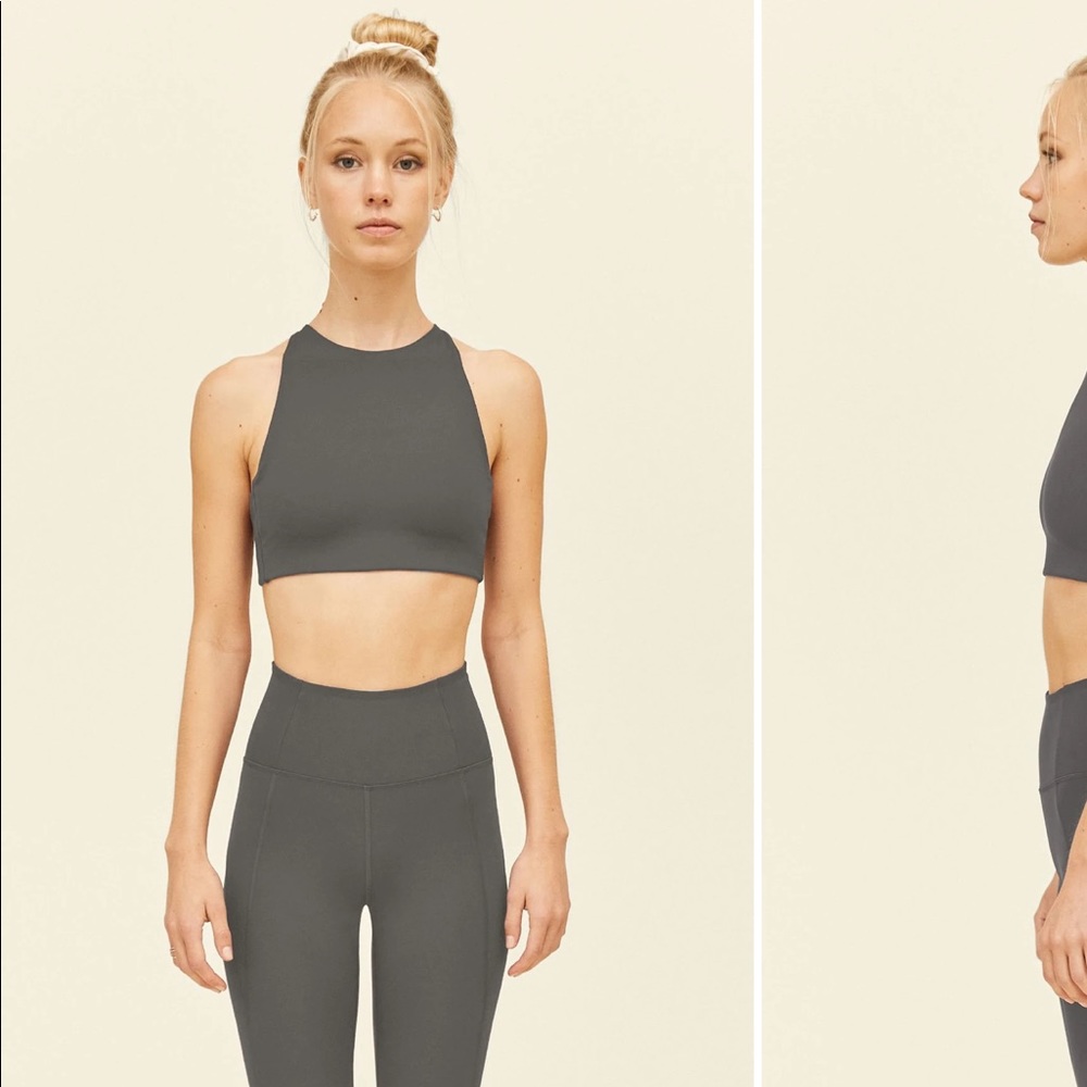 Girlfriend Collective Topanga Bra in Moon